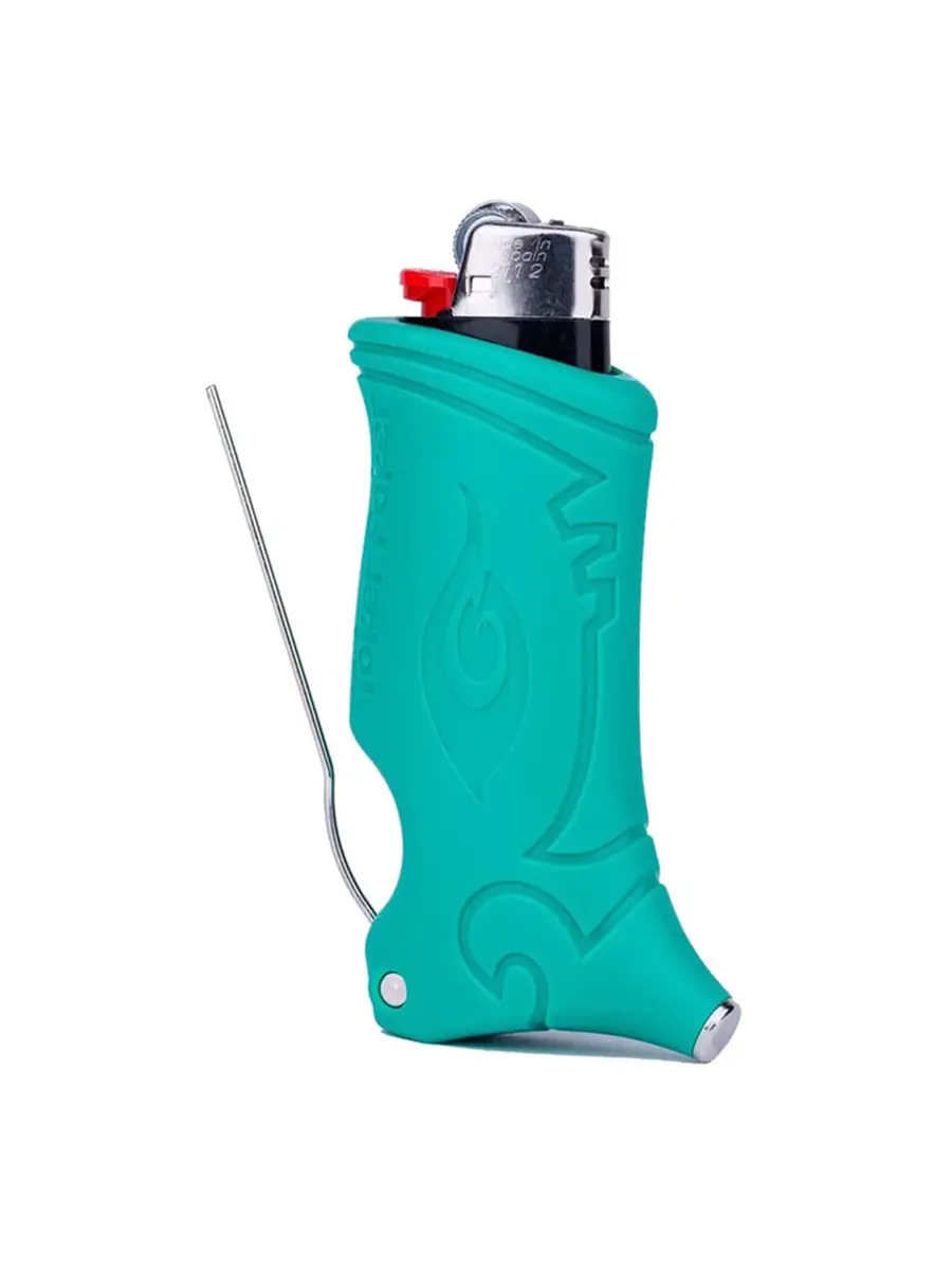 Turquoise Toker Poker Glow In The Dark Lighter