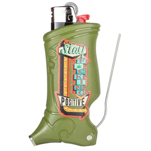 Stay Positive Toker Poker Soul Speakers Collection Lighter