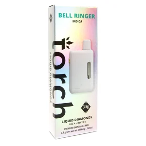 Bell Ringer Indica Torch D6+THC-A Liquid Diamonds Vape 3.5G