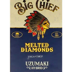 Uzumaki Big Chief Melted Diamonds THCA+THCP Cart 2G