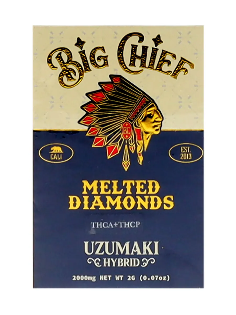 Uzumaki Big Chief Melted Diamonds THCATHCP Cart 2G