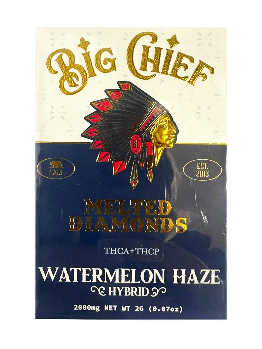 Watermelon Big Chief Melted Diamonds THCATHCP Cart 2G