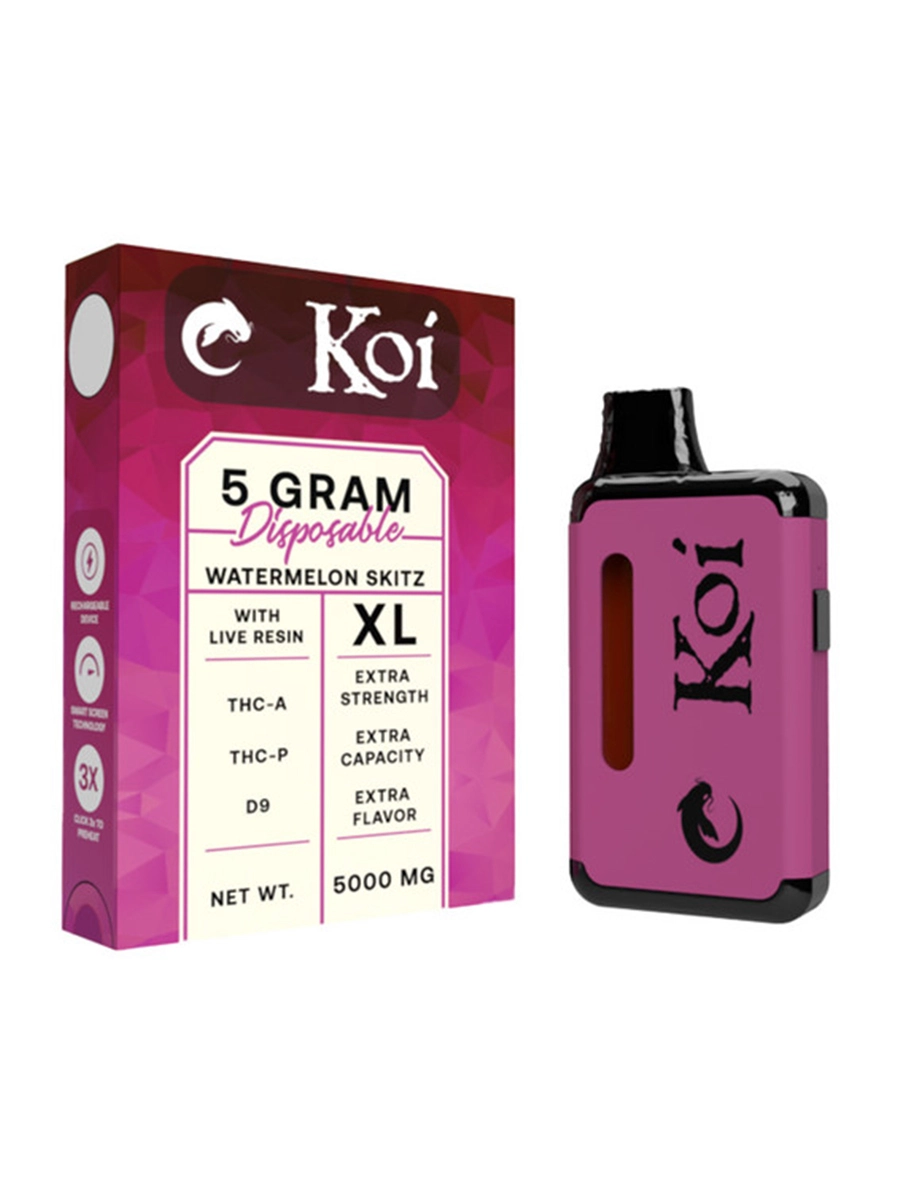Watermelon Skitz Koi THCA THCP D9 Disposable 5G
