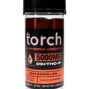Watermelon Torch Diamond Drops Gummies 5000mg