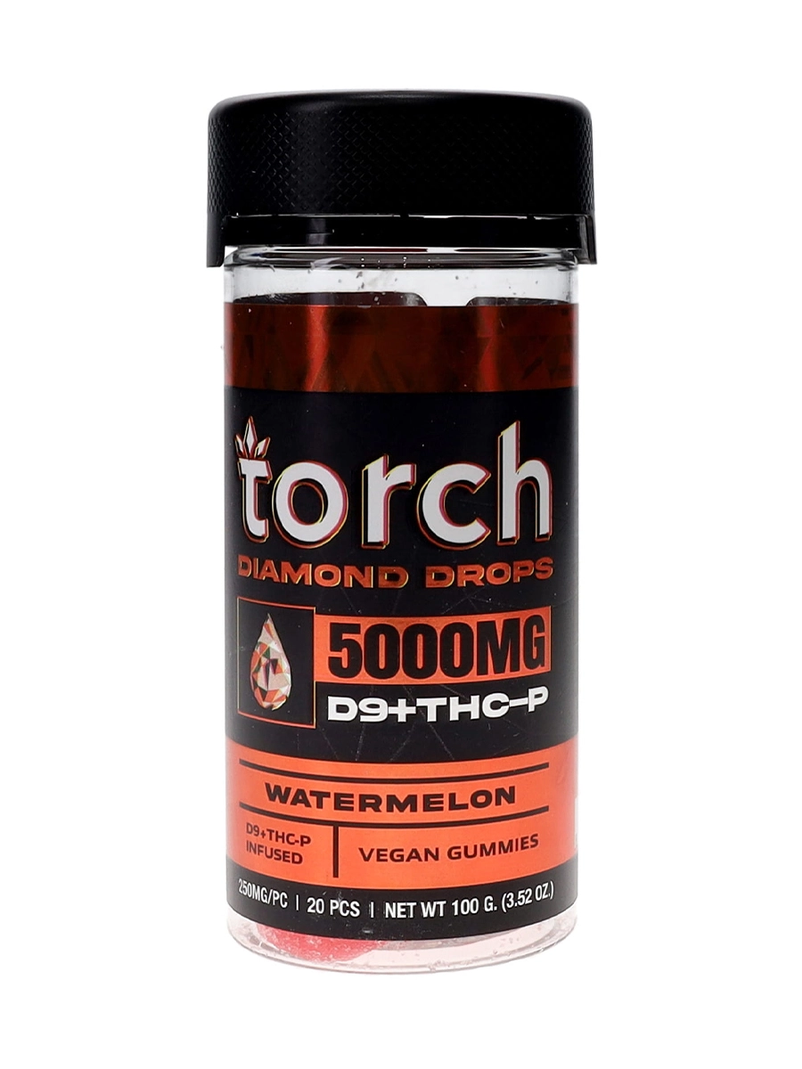 Watermelon Torch Diamond Drops Gummies 5000mg