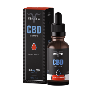 IGNITE CBD Oil Drops 350mg Blood Orange - 1 oz