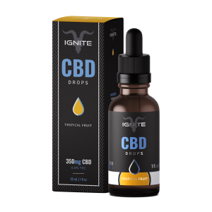 IGNITE CBD Oil Drops 350mg Tropical Fruit - 1 oz