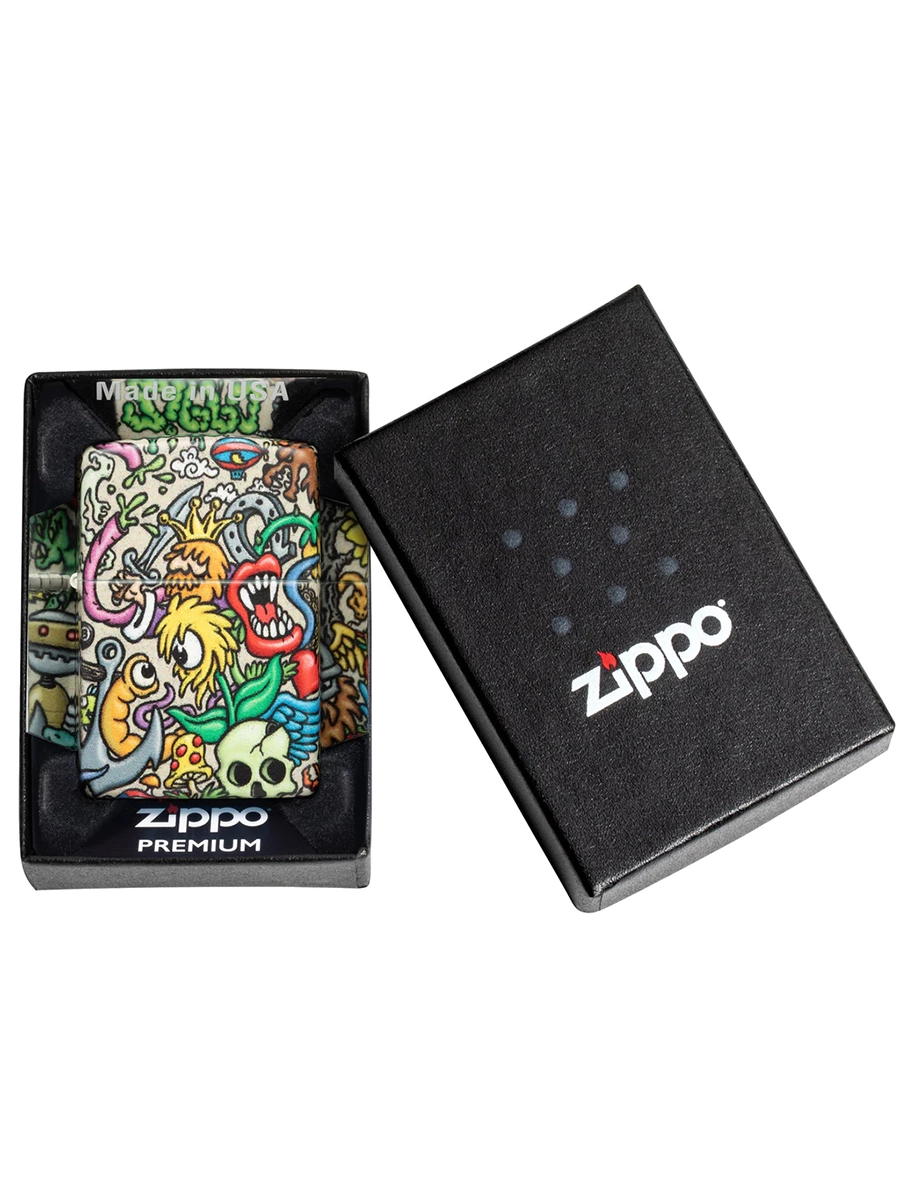 Zippo Crazy Collage Design Windproof Lighter
