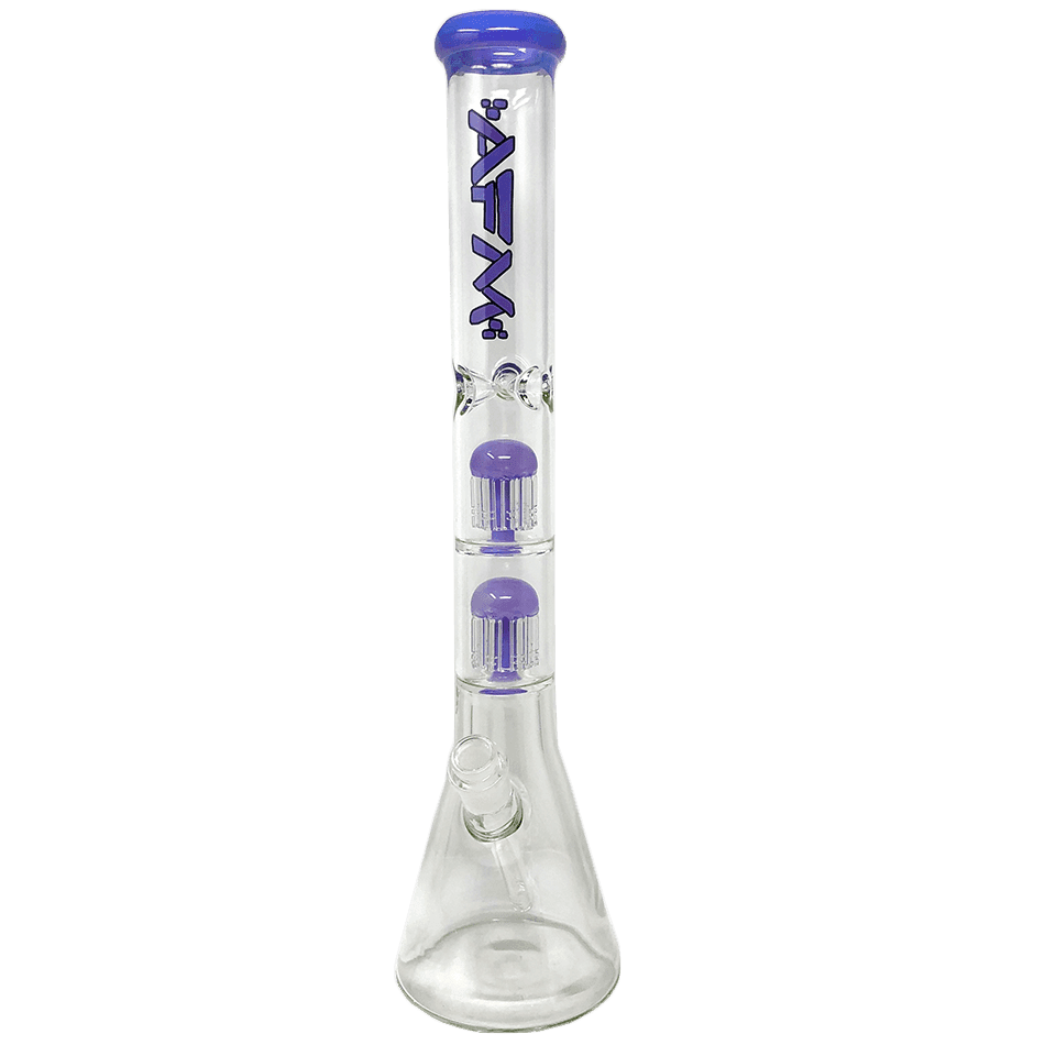 afm smoke bong purple the double hitter 9mm beaker 18 951462737