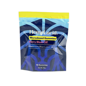 Microdosed Nootropic & Blue Lotus Gummies 10 pack - Berry Blast Off