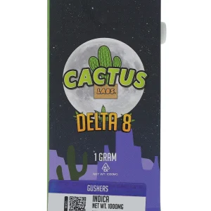 Gushers Indica Cactus Labs Delta 8 Cartridges 1G