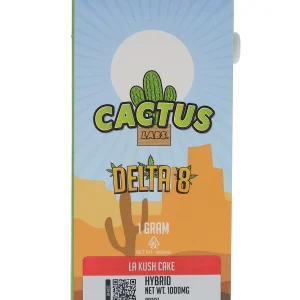 LA Kush Cake Hybrid Cactus Labs Delta 8 Cartridges 1G