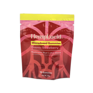 Microdosed Nootropic & Blue Lotus Gummies 10 pack - Cosmic Strawberry
