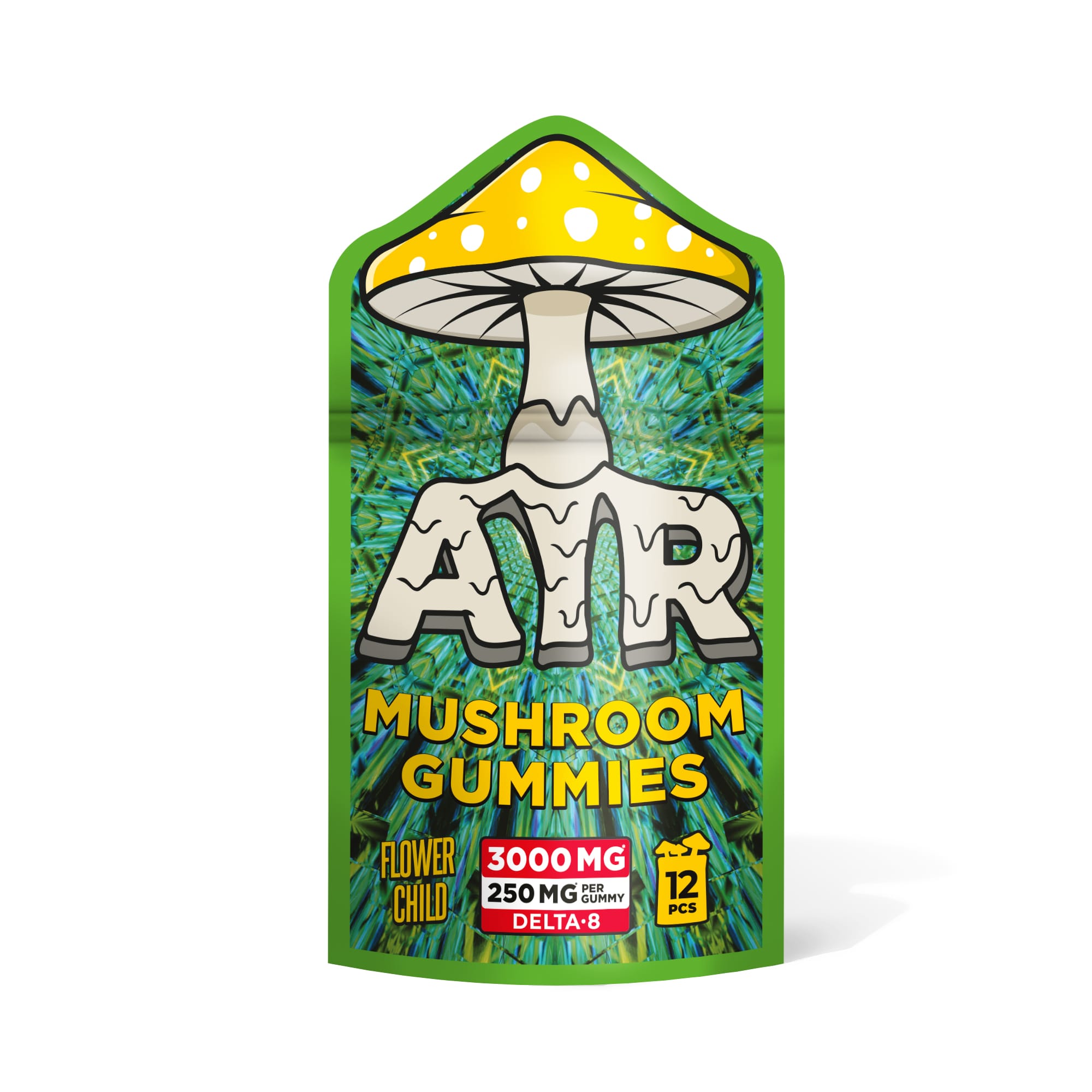 d8 mushroom blend gummies 250mg flower child air 0 1
