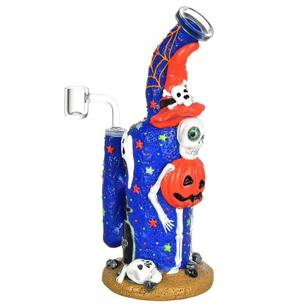 daily high club dab rig frightening fiesta enamel on glass dab rig 1075259916