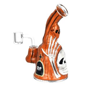 Haunted Gourd Enamel on Glass Dab Rig