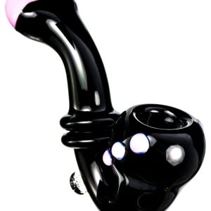 Maria Ring Sherlock Pipe - Black / Pink