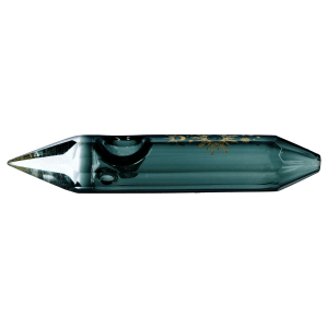 Famous X Astral Power Crystal Hand Pipe - Black - 5"