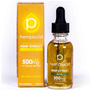 Hemplucid Full-Spectrum CBD in MCT Oil Tincture 500mg - 1 Oz