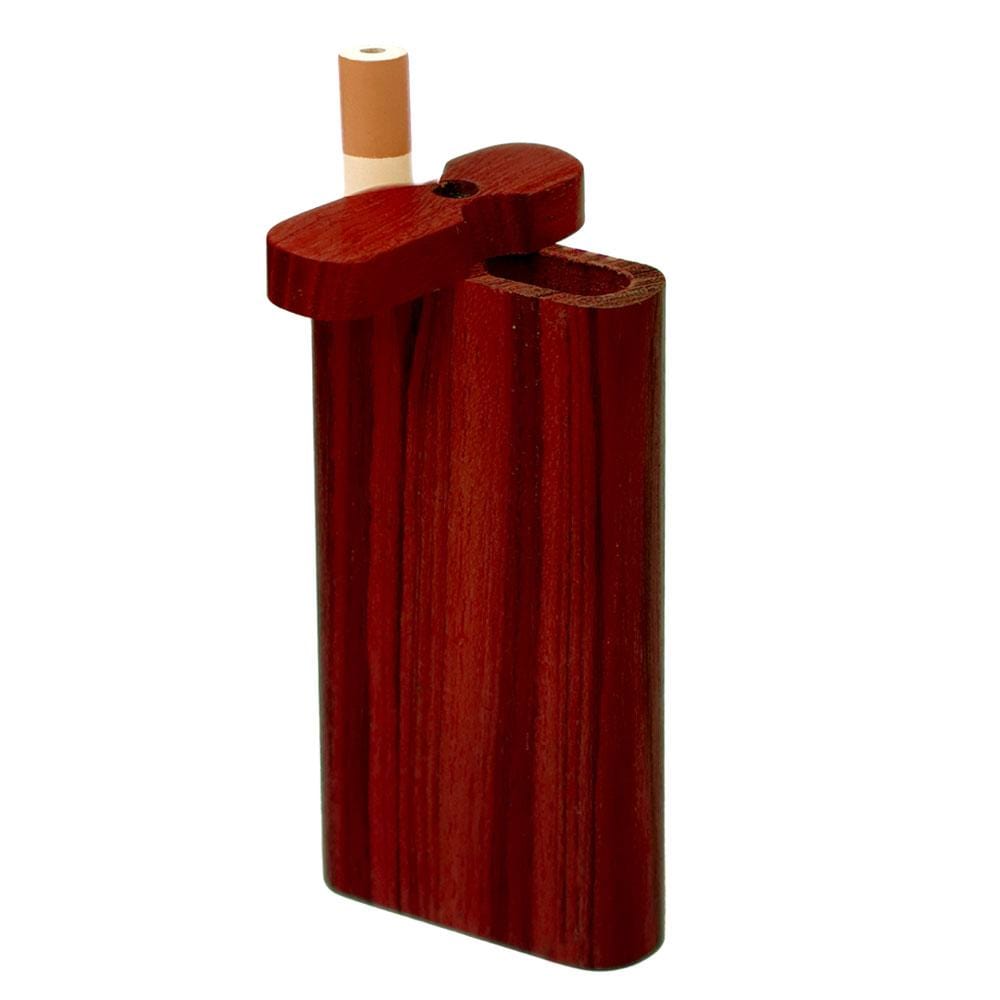 gift guru hand pipe large solid dark wood dugout 957750736