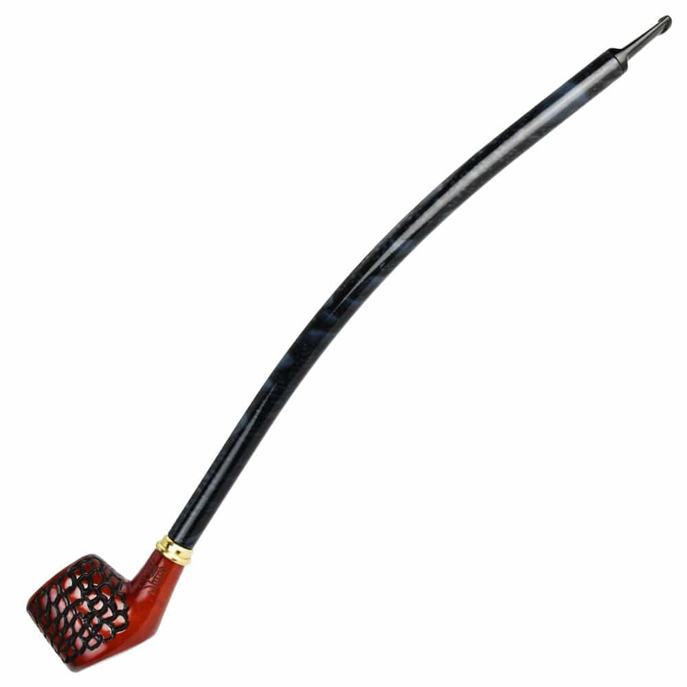 gift guru pulsar shire pipes curved engraved cherry wood tobacco pipe 15 962600490