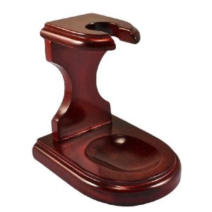 Pulsar Shire Pipes Decorative Rosewood Pipe Stand - (Holds one pipe) - Figured Wood