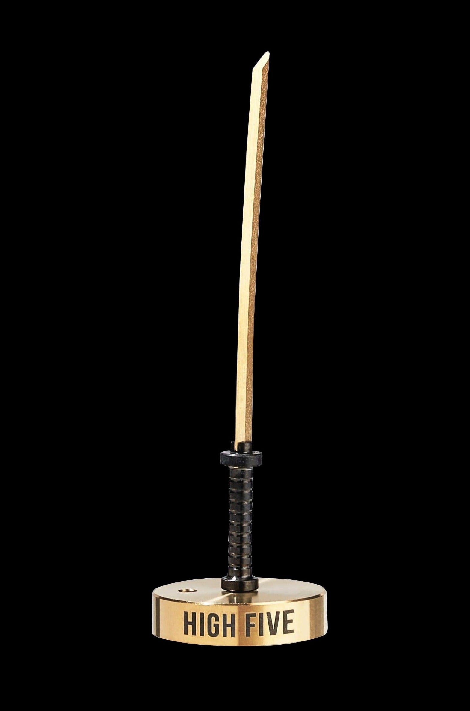 gold katana dabber carb cap high five 1