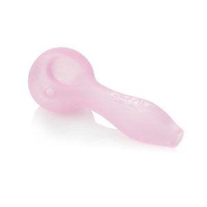 GRAV® Sandblasted Spoon Pipe - Pink