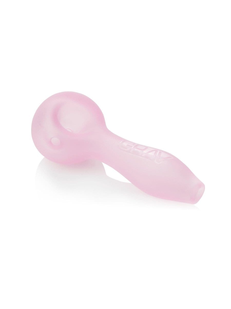 GRAV® Sandblasted Spoon Pipe - Pink