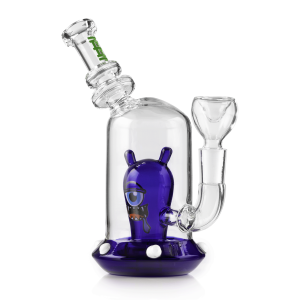 Space Monster Bong 7" - Blue