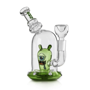 Space Monster Bong 7" - Green