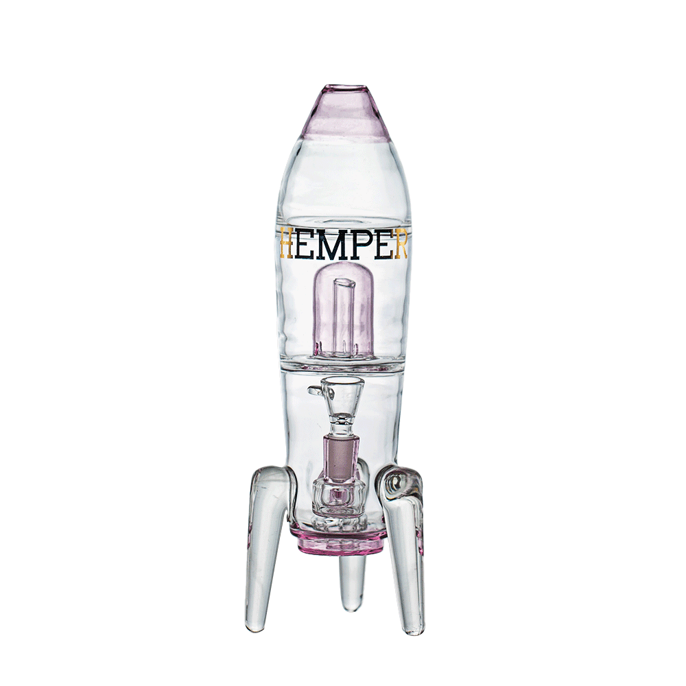hemper bong pink rocket ship xl bong 1042936156