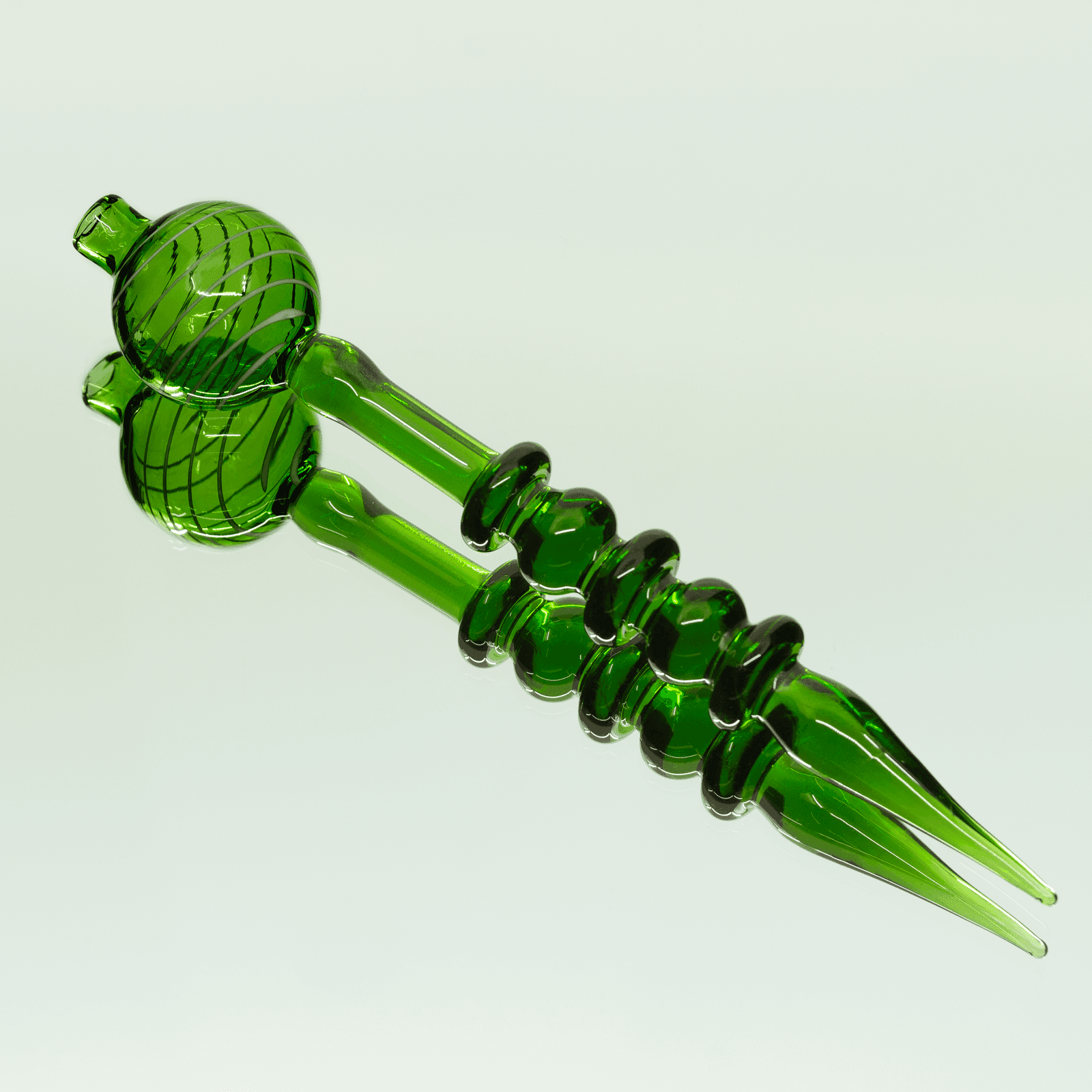 Bubble Head Dab Tool & Carb Cap - Green