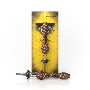 Whirl Striped Nectar Collector - Red/Orange