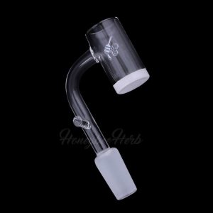 HONEY & MILK ENAIL QUARTZ BANGER - 90Â° DEGREE | YL - 14mm / Male