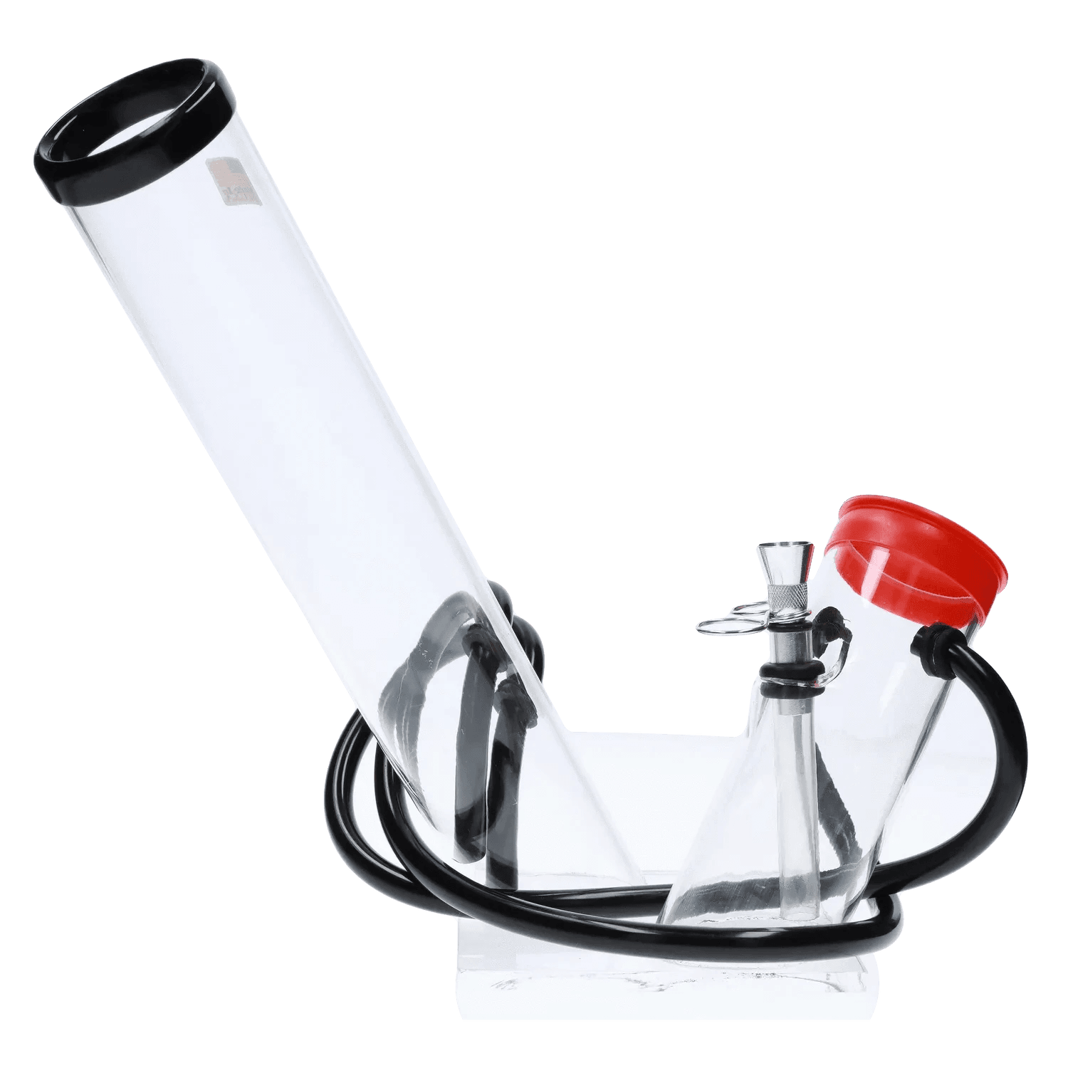 JM Plastics Multi-Chamber Acrylic Bong - Clear