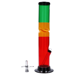 JM Plastics Irie Twist with Pull Slide Acrylic Bong