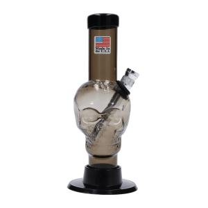 JM Plastics Mini Skull Base Acrylic Bong - 6 in.