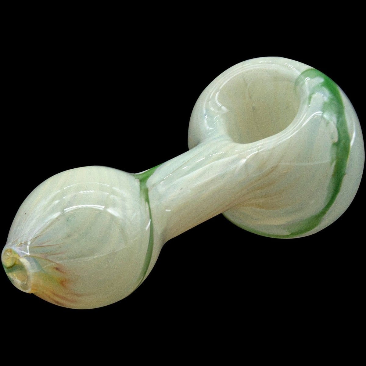 la pipes hand pipe green large bones white color spoon pipe 951416845