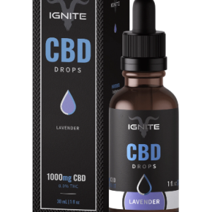 IGNITE CBD Oil Drops 1000mg Lavender - 1 oz