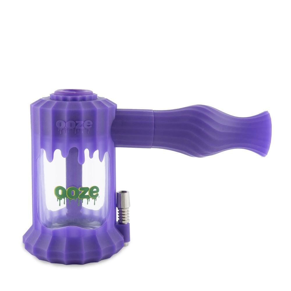 ooze bubbler ultra purple ooze clobb silicone water pipe and dab straw 957669994