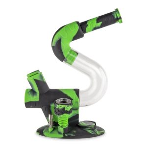 Ooze Swerve Silicone Bong - Chameleon