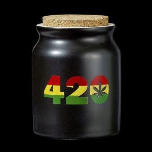Roast & Toast 420 Rasta Stash Jar