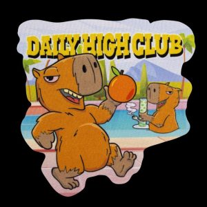 Daily High Club Capybara Dab Mat