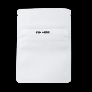 Grip n Rip Mylar Bags - 1g - White - 2000ct