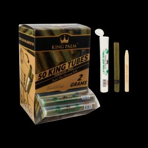 King Palm Single Leaf Tubes 50ct Dispenser King Size