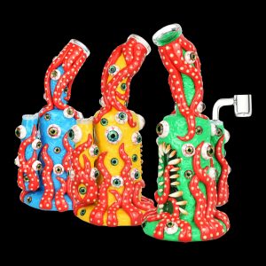 Octo Eyeballz Glow In Dark Dab Rig