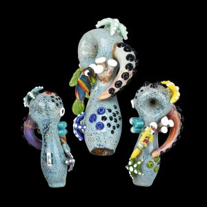 EG Glass Under The Sea Glass Hand Pipe