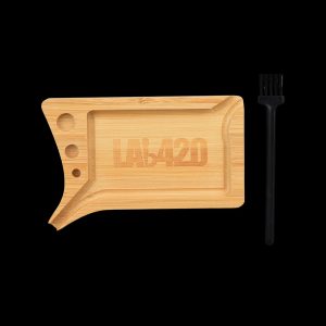 LAb420 Portable Rolling Tray w/ Tray Brush