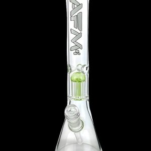 AFM Glass Hitter Single Arm Perc 9mm Glass Beaker bong